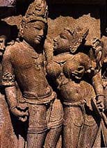 Estatua de Shiva y Shakti.
