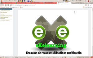 eXelearnig, creación de recursos didácticos multimedia